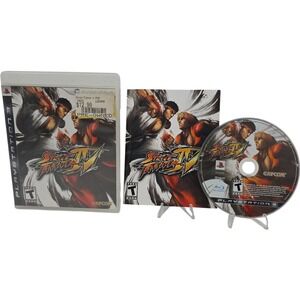 Street Fighter 4 IV PlayStation 3 PS3 Fighting Game Complete with Manual Tested